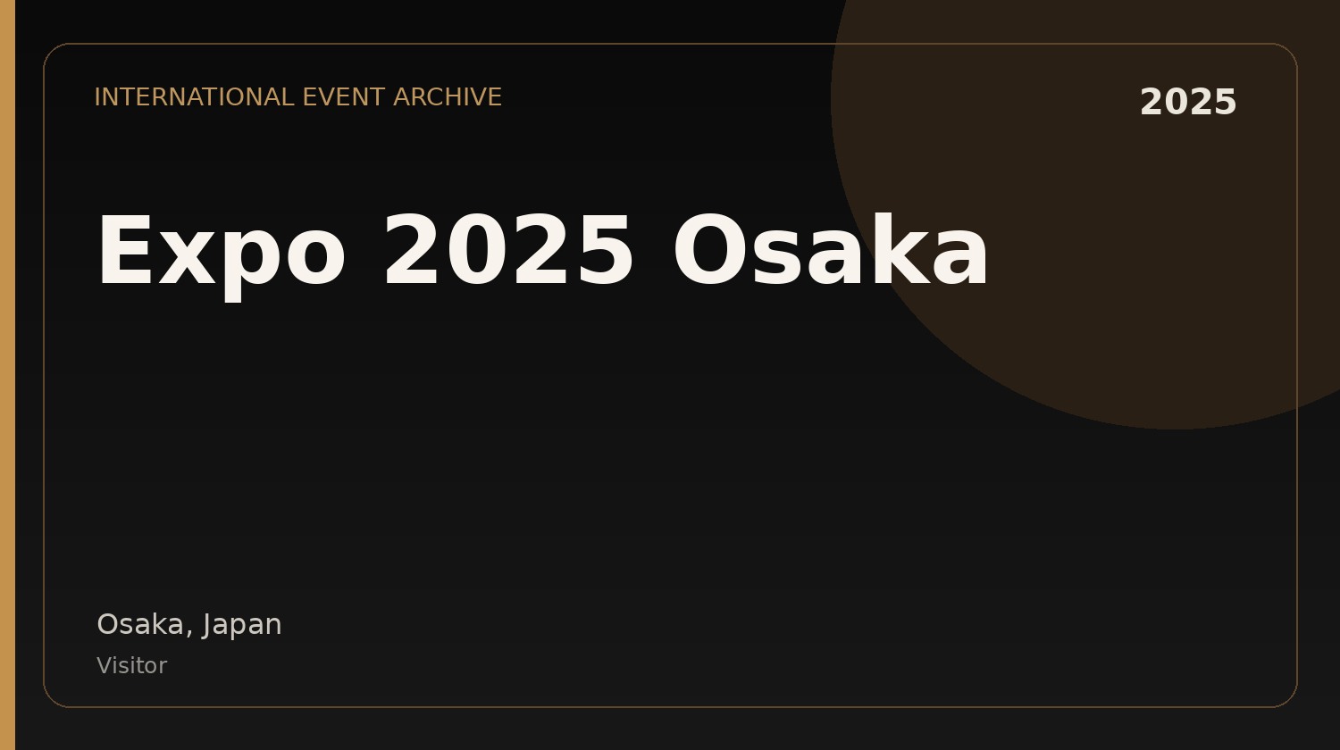Expo 2025 Osaka logo