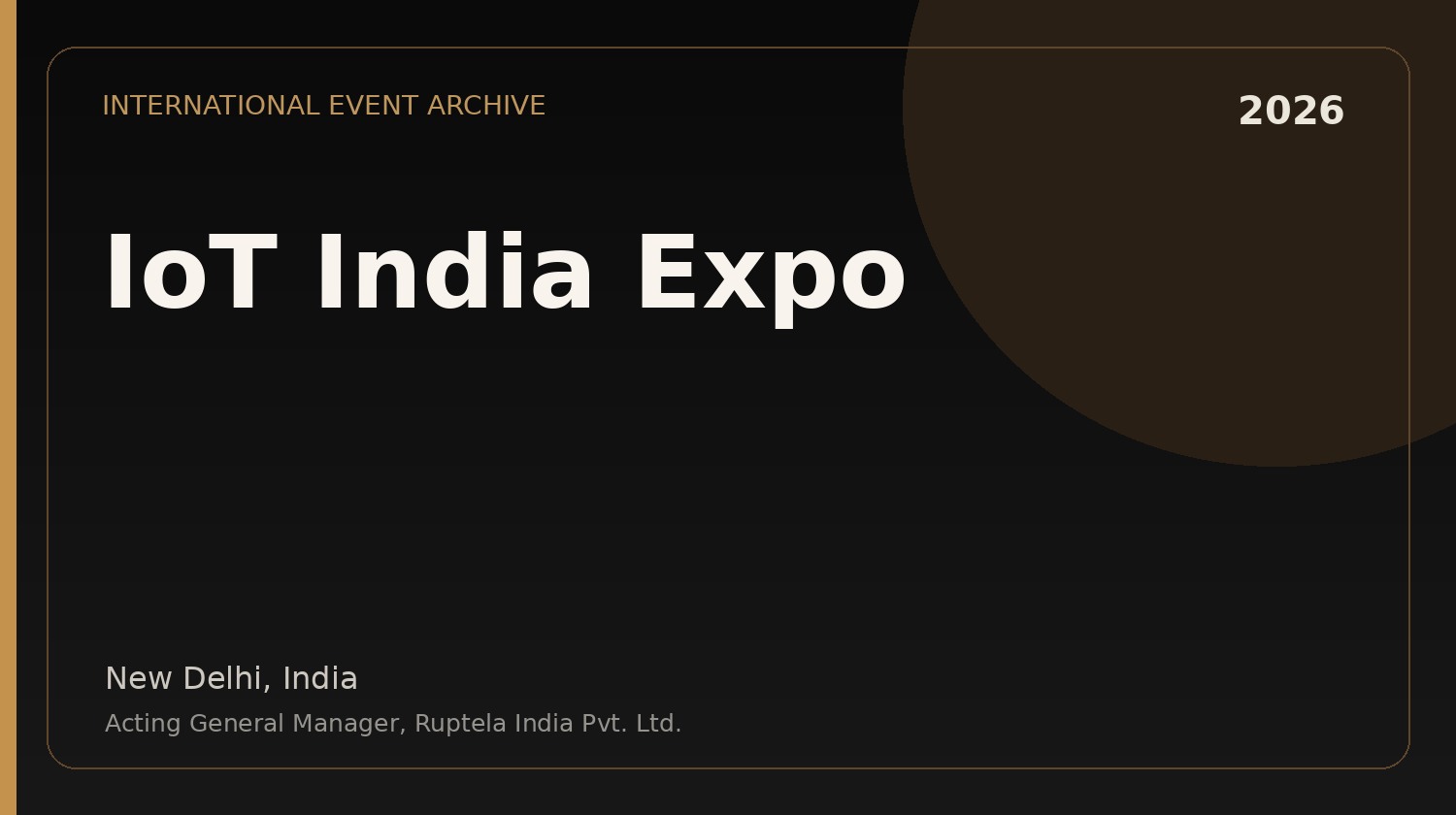 IoT India Expo logo